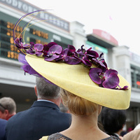 A Kentucky Derby headpiece (Photo by Robin Marchant Getty Images for Churchill Downs)