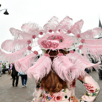 An ornate Kentucky Derby hat (Photo by Dia Dipasupil Getty Images for Chruchill Downs)